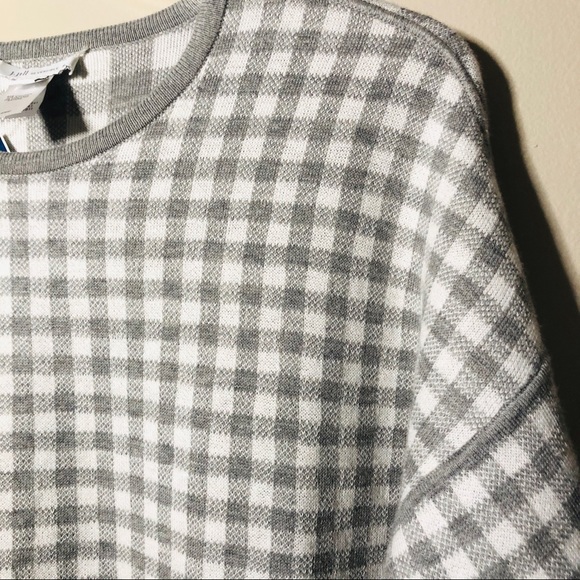 J Jill Plaid Reversible Sweater | Poshmark